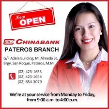 Do all chinese mobile operators support our sms banking service? China Bank Ph China Bank Pateros Branch Is Now Open At Your Service Are 459 China Bank Cbs And Plantersbank Branches Nationwide Visit Www Chinabank Ph For More Details Facebook