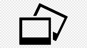 Graphy Computer Icons, polaroid, rectangle, logo, black png | PNGWing