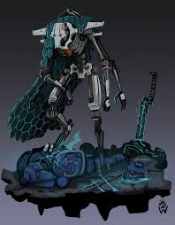 Grievous Necron Concept Wh40k Starwars By Wolfdog Artcorner On Deviantart Star Wars Art Star Wars Characters Pictures Star Wars Movies Posters