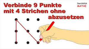 Maybe you would like to learn more about one of these? Losung 9 Punkte Mit 4 Strichen Ohne Abzusetzen Verbinden Youtube