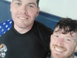 Just a couple of dudes trying to get better at jiu-jitsu