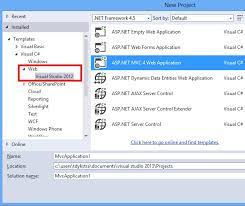 Inurl = the url of a site you want to query. Creating Asp Net Web Projects In Visual Studio 2013 Microsoft Docs