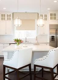 Check spelling or type a new query. White Leather Studded Kitchen Counter Stools Design Ideas