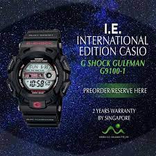It'll run 7 years on a battery. Casio International Edition G Shock Gulfman G9100 1 Mobile Phones Gadgets Wearables Smart Watches On Carousell