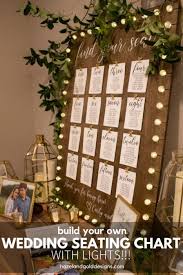 diy rustic wedding seating chart hazel gold designs