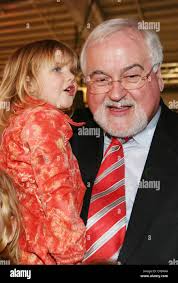 Rendsburg, Peter Harry Carstensen, with his granddaughter Stock Photo