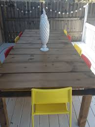 Easy diy outdoor entertainment table: 17 Homemade Outdoor Dining Table Plans You Can Diy Easily