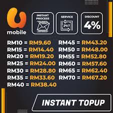 Cara cek data internet umobile #cara #cek #data_umobile. U Mobile Top Up Prices And Promotions Apr 2021 Shopee Malaysia