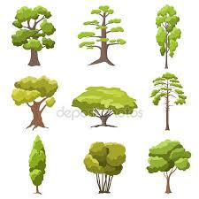 Vector Alberi Stilizzati Illustrazione Stock 96957232 Illustrazione Alberi Da Giardino Arte Dell Albero