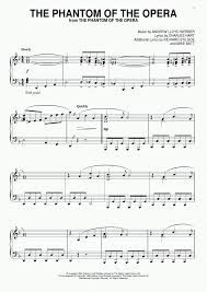 Print instantly, or sync to our free pc, web and mobile apps. The Phantom Of The Opera Piano Sheet Music