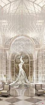 Frivolous Fabulous Silver Interior Of The Chanel Hotel Built By Karl Lagerfeld Amazing Architecture Hotel Arts Barcelona Unusual Buildings