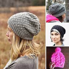 9 Slouchy Hat Knitting Patterns Blog Nobleknits