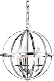 Modern bathroom lighting in chrome diyers and weekend redecorators can rest easy knowing that an upgraded bathroom is as easy as installing a new light fixture! Chandelier Modern Orb Chandelier Lighting Small Globe Chandeliers For Foyer Lighting Sphere Pendant Light Fixtures Chrome Chandelier 3 Light Hanging Light Fixtures Ceiling Amazon Com