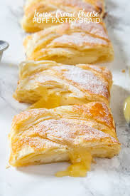 Lemon Cream Cheese Puff Pastry Braid Recipe Cream Cheese Puff Pastry Lemon Cream Pastry