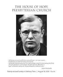 THE HOUSE OF HOPE PRESBYTERIAN CHURCH