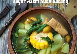 Resep Sayur Asem Kuah Kacang Bisa Manjain Lidah Resep Us Recipe In 2021 Resep Vegetarian Resep Sayuran Sayuran