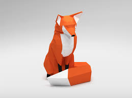Low Poly Fox Low Poly Art Low Poly Character Low Poly