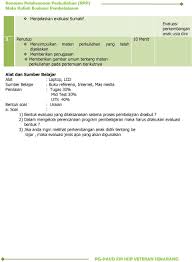 Hal ini mencakup, menganalisis, merefleksi, memberikan argumen (alasan), menerapkan konsep pada situasi berbeda,menyusun,menciptakan. Rencana Pelaksanaan Perkuliahan Rpp Mata Kuliah Evaluasi Pembelajaran Pdf Free Download