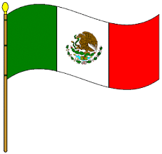 Manos ondeando las banderas de méxico. De La Bandera De Mexico Para Colorear
