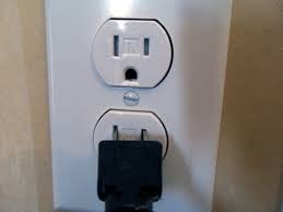 Shutter mechanism inside the receptacle blocks access to the contacts unless a 2 prong plug is inserted, helping ensure hairpins, keys, etc., will be locked out. Tamper Resistant Receptacles Internachi