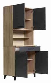 Buffet Haut De Cuisine Cookie Chene Et Gris Buffets Et Dessertes But Buffet Haut Desserte But Mobilier