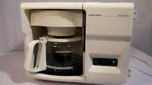Convenient and well functioning, this coffeemaker is the best options for compact kitchens and homes. Black Decker 12 Cup Spacemaker Coffee Maker Youtube