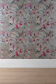 Buy Pink Tropical Floral Wallpaper From The Next Uk Online Shop Floral Wallpaper Pink Floral Wallpaper Wallpaper Uk