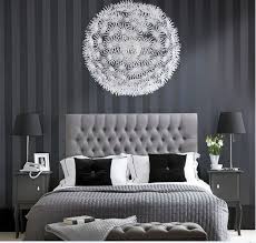 The creamy white accents soften the bold green hues of the casa branca bench, headboard, and canopy bed. Wallpaper Design For Bedroom Black And White Novocom Top
