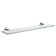 See more ideas about glass bathroom shelves, bathroom shelves, glass bathroom. Croydex Pendle Chrome And Clear Toughened Glass Zinc Alloy Flexi Fix Pendle Glass Bathroom Shelf 590 X 135 X 54mm Bathroom Shelves Screwfix Ie