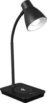 The flexible desk lamp from sin&mi is one of the best quality desk lamps on the market for such an affordable price. Ottlite Infuse Adjustable Led Desk Lamp With Qi Charging Three Brightness Settings Usb Charging Port Clear Sun Technology Csa26g5q Best Buy