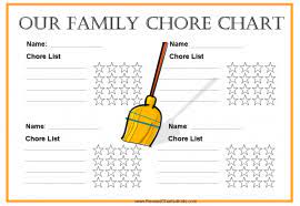 What are the best chores for kids? Free Family Chore Chart Free Printable Chore Charts Chore Chart Printable Chore Chart