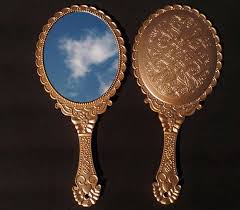 New Antique Gold Hand Held Mirrors Party Princess Handheld Etsy In 2021 Gold Hands Antique Gold Vintage Style Mirror