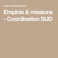 Emplois Missions Coordination Sud Offre Emploi Emploi Solidarite