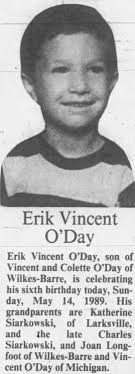 Erik Vincent O'Day turns six