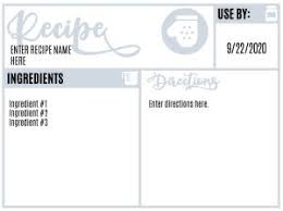 free editable freezer labels printable savor savvy