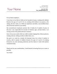 Nanny Resume Cover Letter Etsy Cover Letter For Resume Resume Cover Letter Examples Cover Letter Example