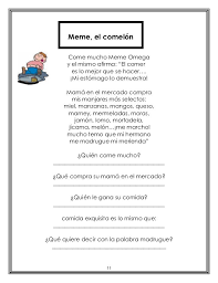Meme El Comelon Come Mucho Meme Omega Y El Mismo Afirma El Comer Lecturas Comprensivas Para Primaria Lectura Comprensiva Comprension Lectora
