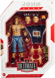 John cena wrestling toy figure 18cm 2014 wwe lever punch. Amazon Com Wwe John Cena Ultimate Edition Wave 5 Multiple Pose 6 Inch Action Figure With Entrance Gear Extra Heads Swappable Hands Toys Games