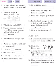 Multiplication, division, fractions, and logic games that boost third grade math skills. Mental Math Grade 3 Day 2 Mental Math Mental Maths Worksheets Math Worksheets