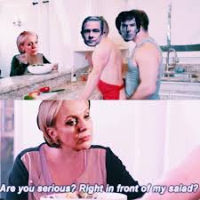 Are You Serious Right In Front Of My Salad Pin By Honeybee Sourpatch On Sherlock With Images Johnlock Sherlock John Sherlock Funny