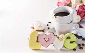 Start your day with a smile! Download Wallpapers I Love Coffee Gingerbread Baking Cup Of Coffee Good Morning Coffee Time Morning Coffee For Desktop Free Pictures For Desktop Free