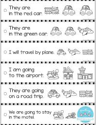Free Reading Fluency And Comprehension Sentence Strip Reading Fluency Reading Comprehension Worksheets Kindergarten Reading
