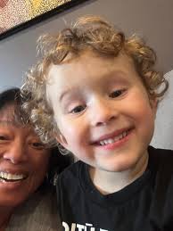 Yes, crumbs in the bed. It's a tradition and this guy is allowed anything.  Thanks for bringing him over to visit EJ and Jimmy.