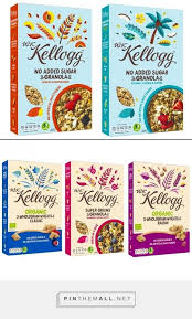 Stone ground flour · slow release energy · free delivery over £30 Kellogg S Launches W K Kellogg Brand And Effectively Enters The Organic And Vegan Catego Cereals Packaging Design Healthy Food Packaging Food Packaging Design
