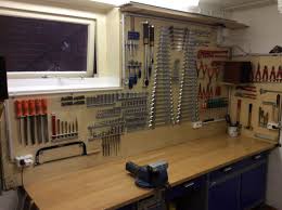 Werkzeugwand Werkzeugwand Werkstatt Werkbank