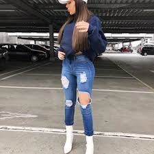 Jeans From Fashionnova Safe Money With My Code Madelinexo Shoes From Simmishoes Fashion Outfits Casual Denim