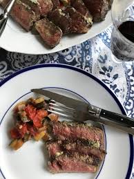 For one hour or until potatoes are tender. Perfect Grilled Steak With Bleu Cheese Butter Cucina Casa M