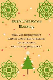 4x4x4 inchesirish christmas blessing written on one side. Irish Christmas Blessings
