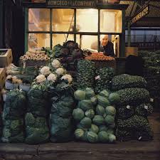George A Member Of Howgego Company Peers Out From The Tin Shed 1968 1974 By Clive Boursnell Covent Garden Fruit And Veg Garden