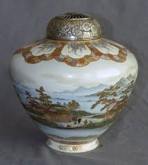 Large Japanese Satsuma Vase Or Jar By Yabu Meizan Item 1408049 Satsuma Vase Vase Satsuma
